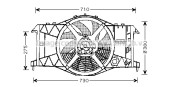 RT7533 Ventilátor chladenia motora PRASCO