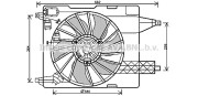 RT7539 Ventilátor chladenia motora PRASCO