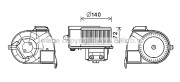 RT8617 Elektromotor vnútorného ventilátora PRASCO