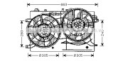 SB7503 Ventilátor chladenia motora PRASCO