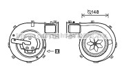 SB8079 Elektromotor vnútorného ventilátora PRASCO