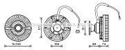 SCC029 Spojka ventilátora chladenia PRASCO