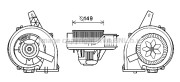 ST8044 Elektromotor vnútorného ventilátora PRASCO