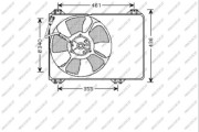 SZ034F001 Ventilátor chladenia motora PrascoSelection PRASCO