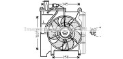 TO7553 Ventilátor chladenia motora PRASCO