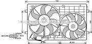 VN7528 Ventilátor chladenia motora PRASCO
