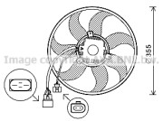 VN7534 Ventilátor chladenia motora PRASCO