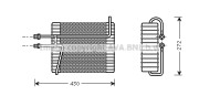 VOV026 Výparník klimatizácie PRASCO