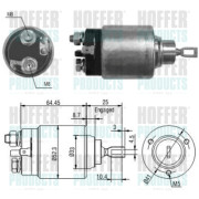 46041 Elektromagnetický spínač pre żtartér HOFFER