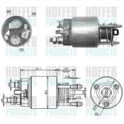 46152 Elektromagnetický spínač pre żtartér HOFFER