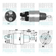 46265 Elektromagnetický spínač pre żtartér HOFFER