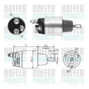 6646286 Elektromagnetický spínač pre żtartér HOFFER