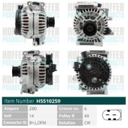 H5510259 Alternátor HOFFER