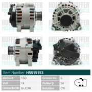 H5515153 Alternátor HOFFER