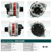 H5515305 Alternátor HOFFER