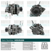 H5535209 Alternátor HOFFER