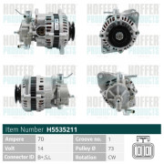 H5535211 Alternátor HOFFER