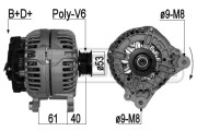 209069A Alternátor OEM MESSMER