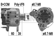 209218A Alternátor OEM MESSMER