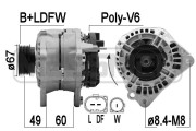 209554A Alternátor OEM MESSMER