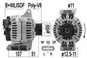 209575A Alternátor OEM MESSMER