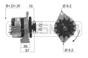 210074R Alternátor OEM MESSMER