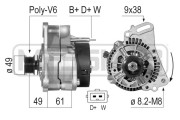 210121A Alternátor OEM MESSMER