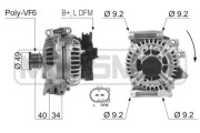 210273A Alternátor OEM MESSMER