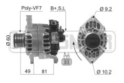 210463 Alternátor MESSMER