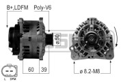 210481A Alternátor OEM MESSMER