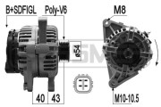 210569A Alternátor OEM MESSMER