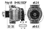 210817A Alternátor OEM MESSMER