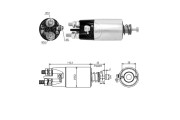 ZM4897 Elektromagnetický spínač pre żtartér OEM MESSMER