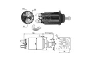 ZM833 Elektromagnetický spínač pre żtartér OEM MESSMER