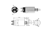 ZM982 Elektromagnetický spínač pre żtartér OEM MESSMER