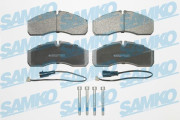 5SP1109B Sada brzdových platničiek kotúčovej brzdy SAMKO