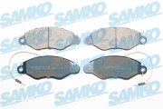 5SP1663 Sada brzdových platničiek kotúčovej brzdy SAMKO