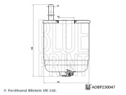 ADBP230047 Palivový filter BLUE PRINT