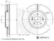 ADBP430151 Brzdový kotúč BLUE PRINT