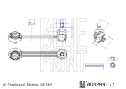 ADBP860177 Rameno zavesenia kolies BLUE PRINT