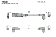 T057B Sada zapaľovacích káblov alternative TESLA