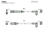 T206C Sada zapaľovacích káblov original TESLA