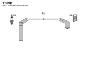 T309B Sada zapaľovacích káblov TESLA
