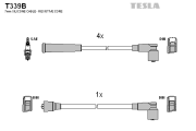 T339B Sada zapaľovacích káblov TESLA