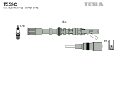 T559C Sada zapaľovacích káblov TESLA