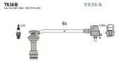 T636B Sada zapaľovacích káblov TESLA