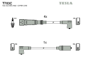 T703C Sada zapaľovacích káblov original TESLA