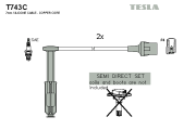 T743C Sada zapaľovacích káblov TESLA