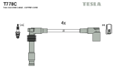 T778C Sada zapaľovacích káblov original TESLA