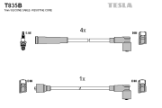 T835B Sada zapaľovacích káblov TESLA